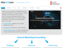 Tablet Screenshot of maxroy.com.pl